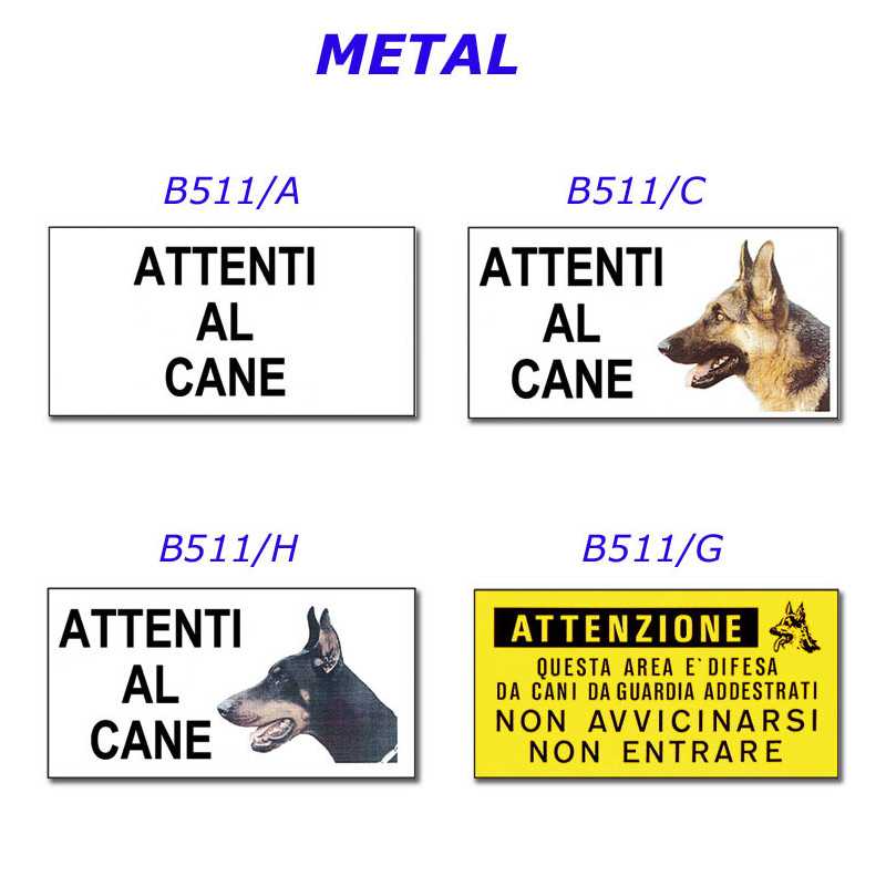 CAMON Targa Attenti al Chien B511/C CAMON Targa Attenti al Chien B511/C