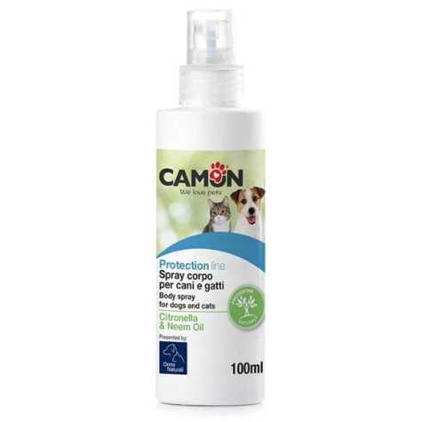 CAMON Spray Corpo avec Citronella et Huile di Neem 100 ml.