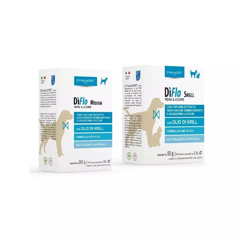 DYNAMOPHET Diflo Cani e Gatti (bustine 2,50 gr.)