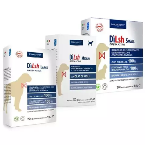 DYNAMOPHET Dilsh Kleine Hunde und Katzen (20 Beutel 2,50 gr.)