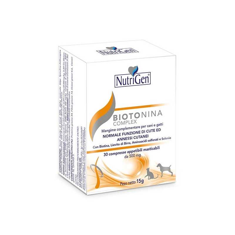 NUTRIGEN Biotonina Complex (60 comprimés. 500 g.) NUTRIGEN Biotonina Complex (60 comprimés. 500 g.)