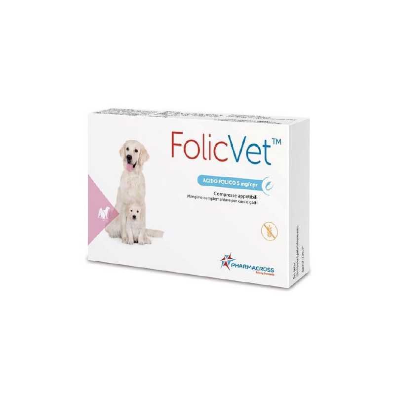 PHARMACROSS Folicvet / 15 comprimés.
