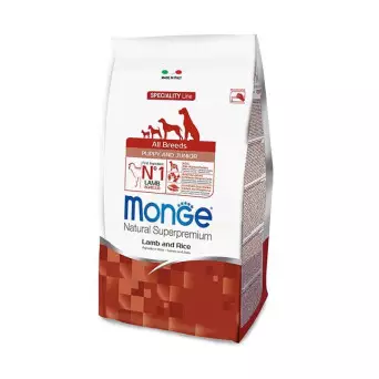 MONGE Natural Superpremium All Breeds Puppy & Junior Lamm und Reis 12 kg