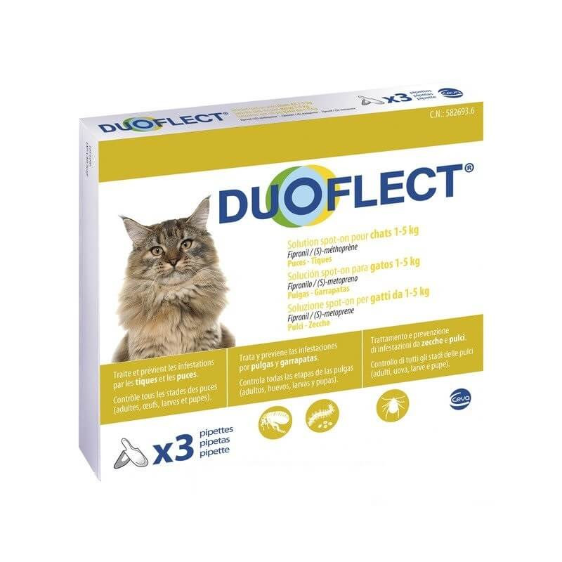 Duoflect gatti 1-5 kg 3 spot on pipette