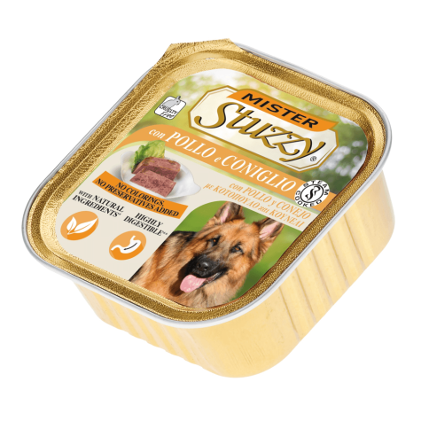 Mister Stuzzy Dog with Chicken and Rabbit 300 Gr. X 6 trays