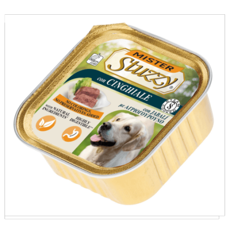 Mister Stuzzy Cane con Cinghiale 300 Gr. x 6 vaschette - 