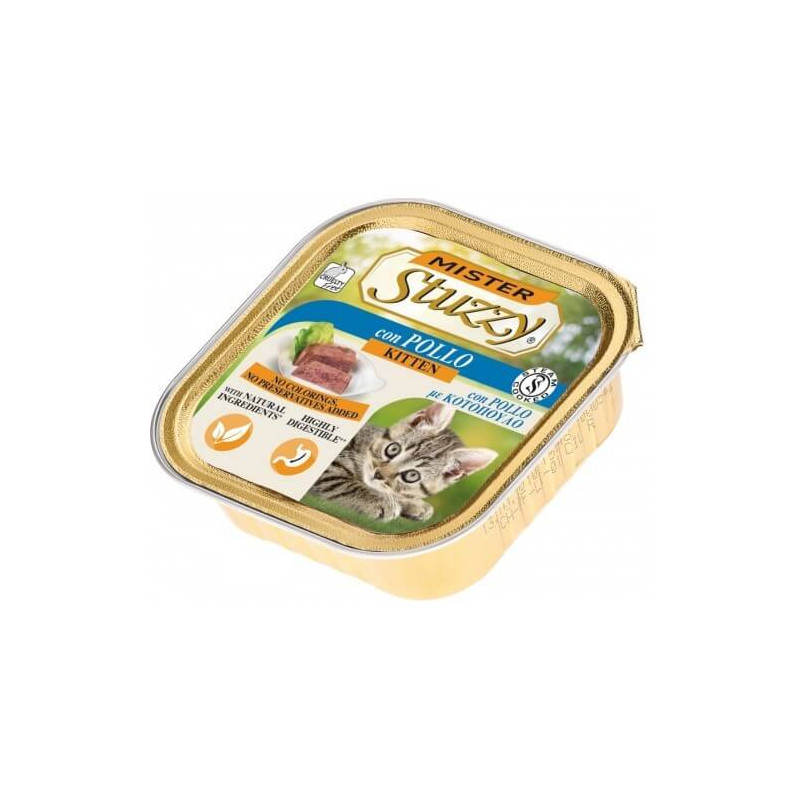 Mister Stuzzy Chat Kitten avec poulet 100 g Mister Stuzzy Chat Kitten avec poulet 100 g