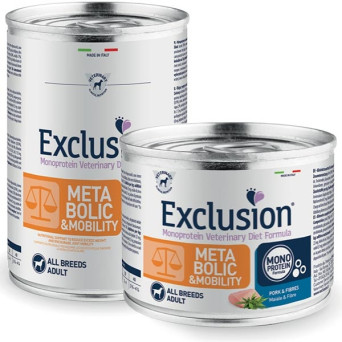 Exclusion Diet Metabolic & Mobility Maiale e Riso 6X200 gr. - 