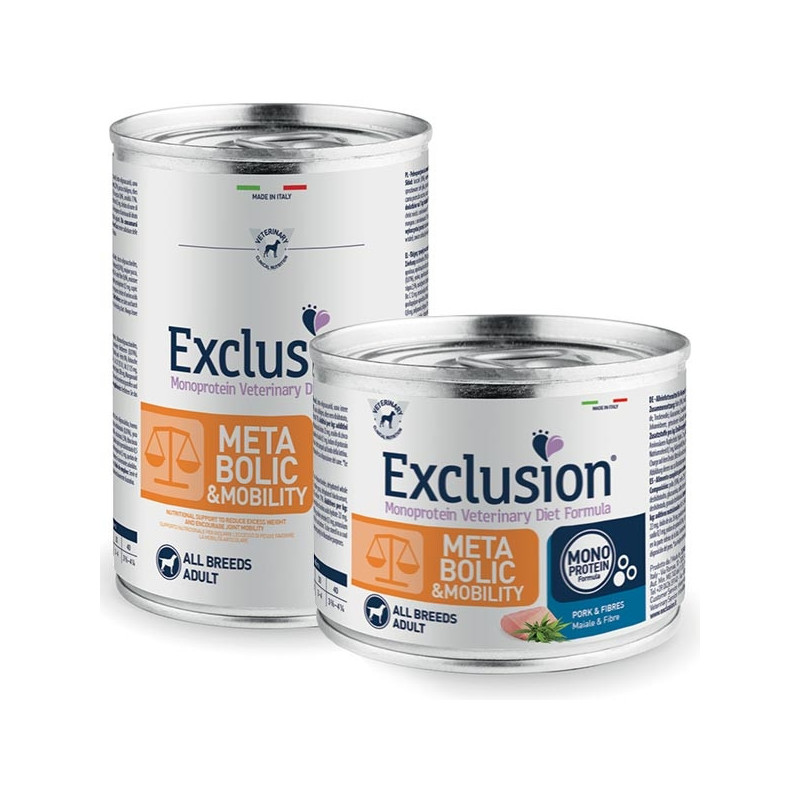 Exclusion Diet Metabolic & Mobility Maiale e Riso 6X200 gr.