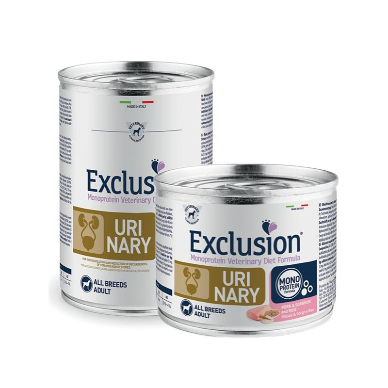 Exclusion Diet Urinary Adult All Breeds con Maiale, Sorgo e Riso  200 gr.