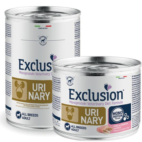Exclusion Diet Urinary Adult Alle Rassen mit Schweinefleisch, Sorghum und Reis 200 gr.