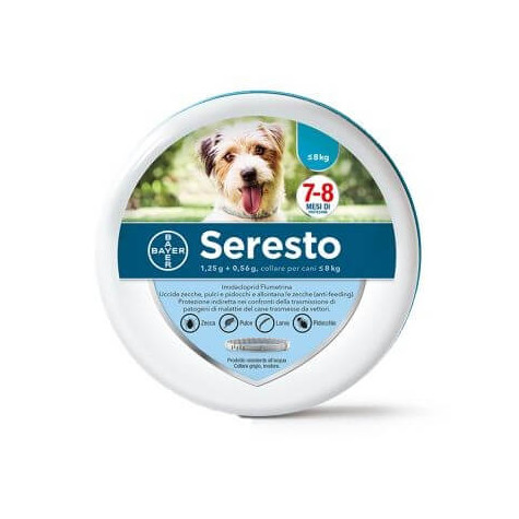Seresto Collier pour Chien jusqu'à 8 kg 38 cm