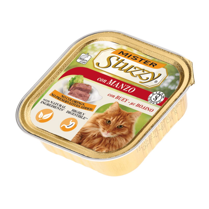 Mister Stuzzy Cat with Beef 100 Gr.