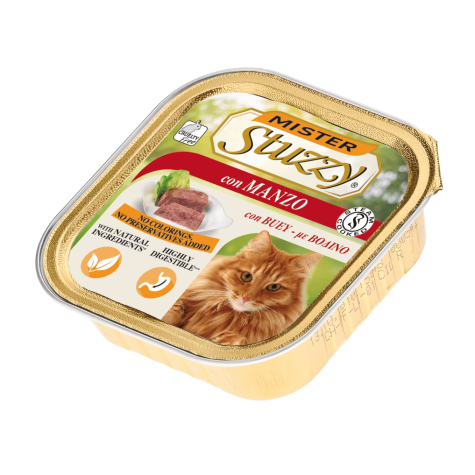 Mister Stuzzy Gatto con Manzo 100 Gr. - 
