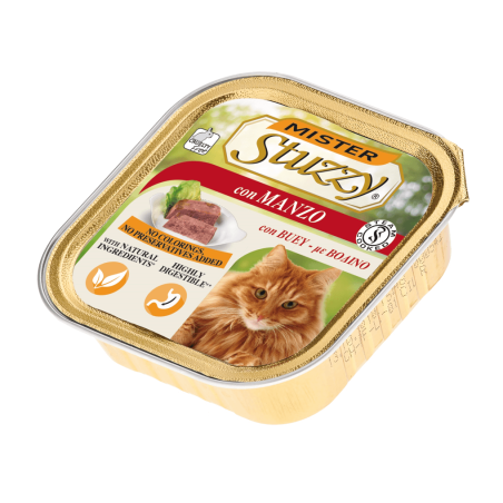 Mister Stuzzy Gatto con Manzo 100 Gr. - 