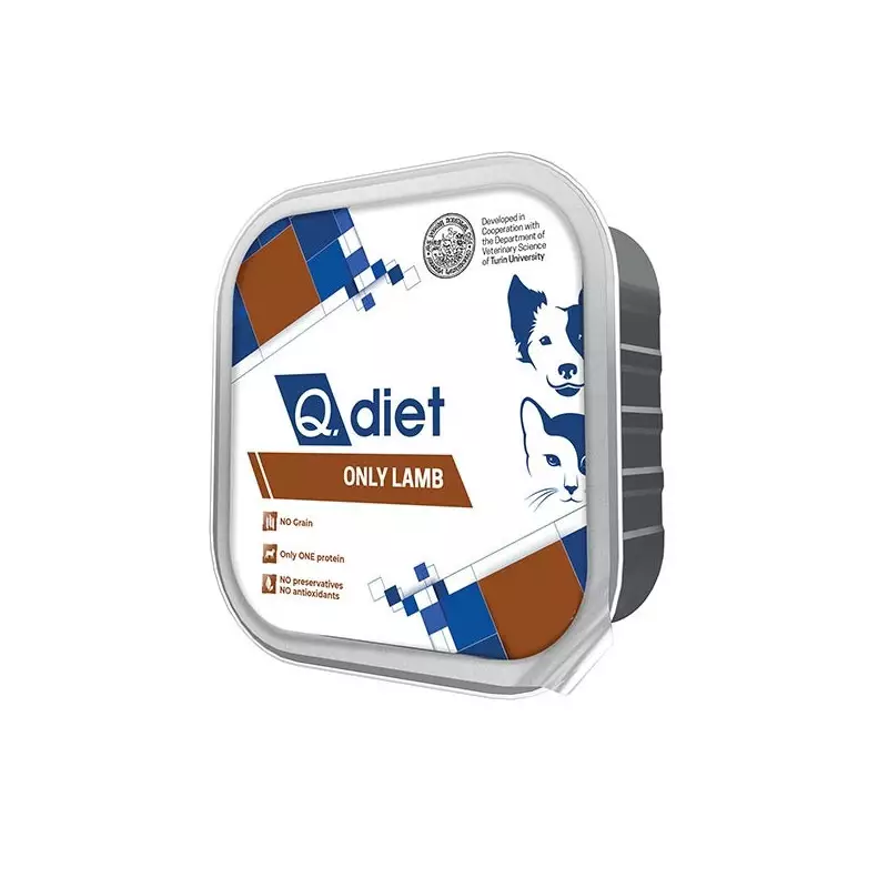 Q. VET Q Diet Only Agnello 150 gr. Q. VET Q Diet Only Agnello 150 gr.