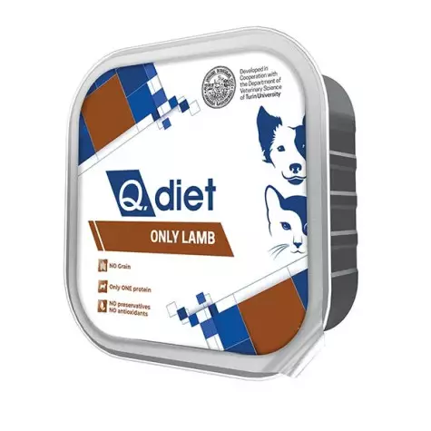 Q. VET Q Diet Only Lamm 150 gr.