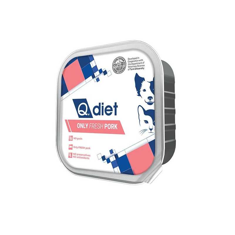 Q. VET Q Diet Only Porc 150 g. Q. VET Q Diet Only Porc 150 g.