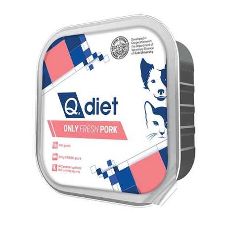 Q. VET Q Diet Only Maiale 150 gr. -