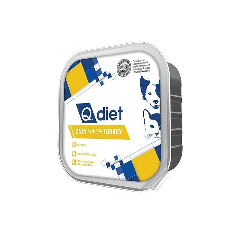 Q. VET Q Diet Only Dinde 150 g. Q. VET Q Diet Only Dinde 150 g.