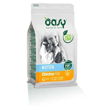 OASY Dry Kitten Pollo 300 gr. - 