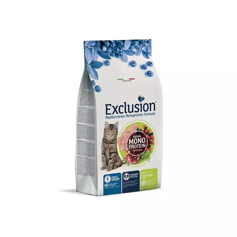 EXCLUSION Mediterraneo Monoprotein Adult All Breeds Pollo 12 kg. EXCLUSION Mediterraneo Monoprotein Adult All Breeds Pollo 12 kg.