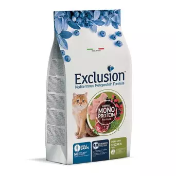 EXCLUSION Mediterraneo Monoprotein Sterilized Adult All Breeds Pollo 300 gr. - 
