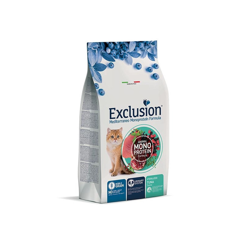 EXCLUSION Mediterraneo Monoprotein Sterilized Adult All Breeds Thon 300 g. EXCLUSION Mediterraneo Monoprotein Sterilized Adult All Breeds Thon 300 g.