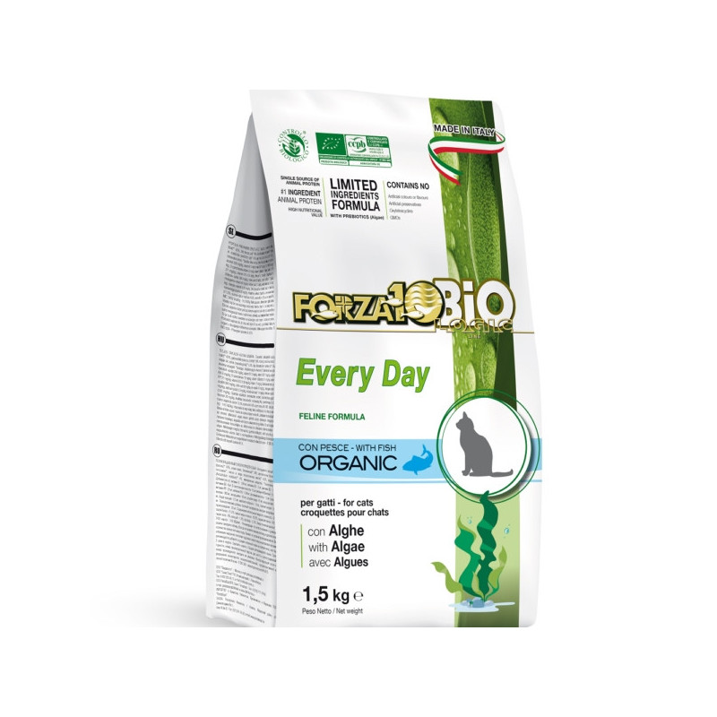 FORZA10 Every Day Bio al Poisson avec Alghe 1,5 kg. FORZA10 Every Day Bio al Poisson avec Alghe 1,5 kg.