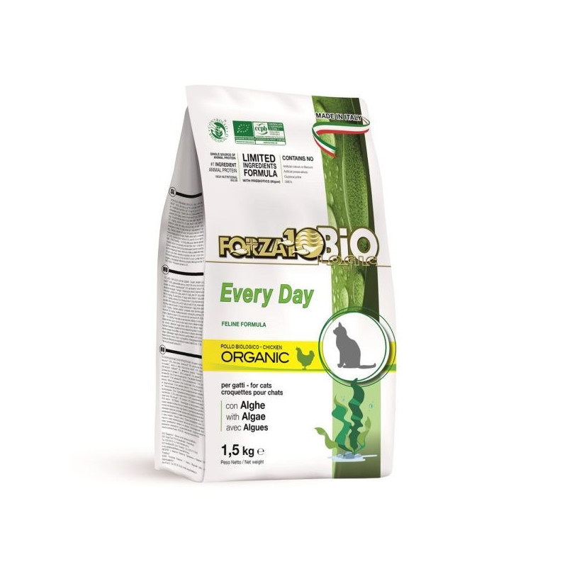 FORZA10 Every Day Bio with Organic Chicken with Seaweed 1,50 kg.