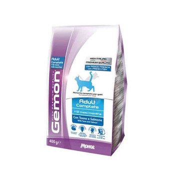 GEMON Gemon Cat Adult Complete con Tonno e Salmone 400 gr. - 