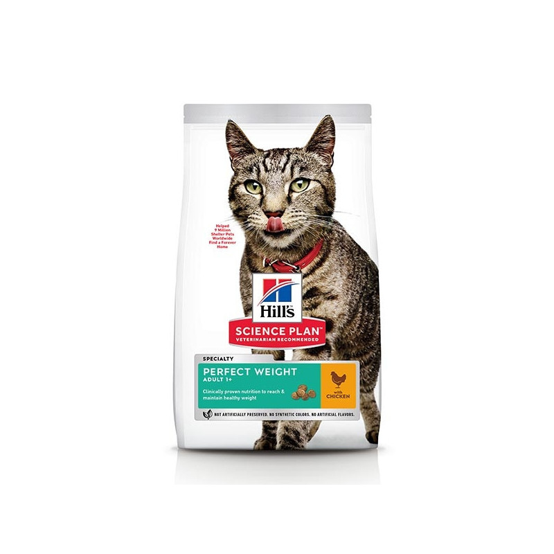 HILL'S Science Plan Adult Perfect Weight au Poulet 1,5 kg HILL'S Science Plan Adult Perfect Weight au Poulet 1,5 kg