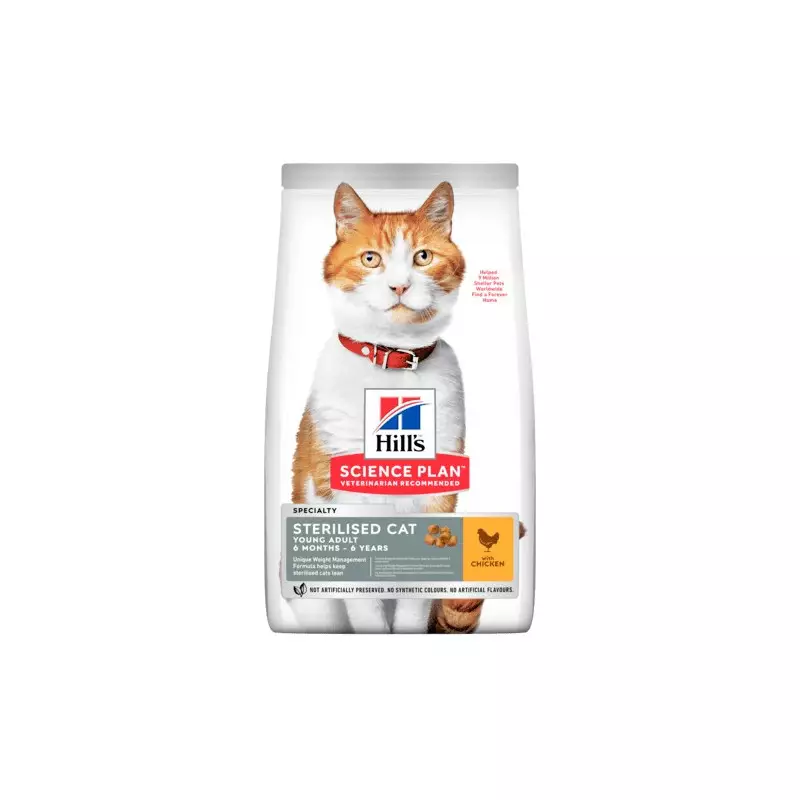 HILL'S Science Plan Adult Sterilised Cat con Pollo 300 gr. HILL'S Science Plan Adult Sterilised Cat con Pollo 300 gr.