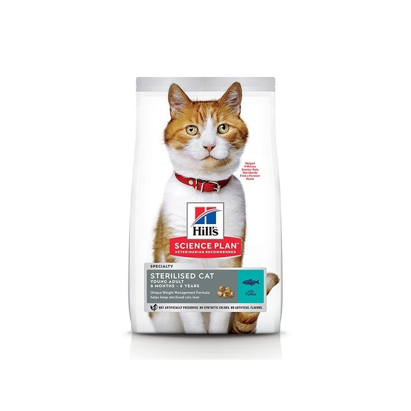 HILL'S Science Plan Adult Sterilised Cat con Tonno 1,5 kg.