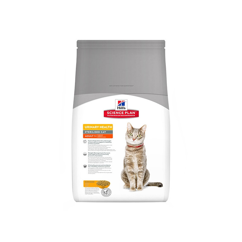 HILL'S Science Plan Adult Urinary Health Sterilised Cat au Poulet 1,5 kg HILL'S Science Plan Adult Urinary Health Sterilised Cat au Poulet 1,5 kg