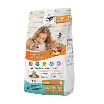 MARPET Equilibria Grain Free Adult Tonno e Salmone 350 gr. - 