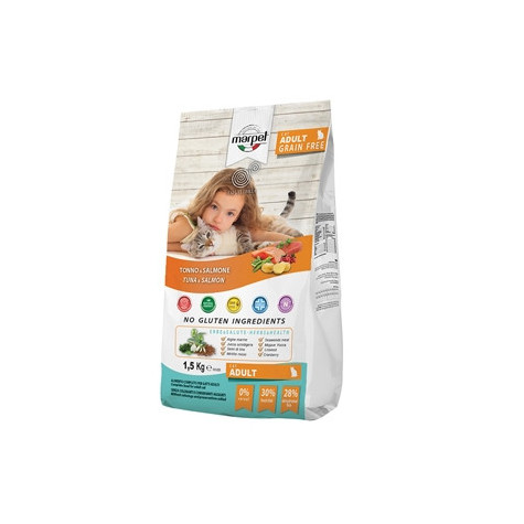 MARPET Equilibria Grain Free Adult Tonno e Salmone 350 gr. - 