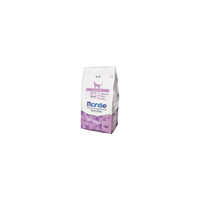 MONGE Natural Superpremium Sterilised Ricco di Poulet 400 g. MONGE Natural Superpremium Sterilised Ricco di Poulet 400 g.