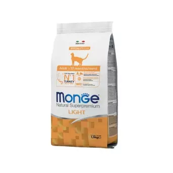 MONGE Natural Superpremium Adult Light Turkey 1.50 gr.
