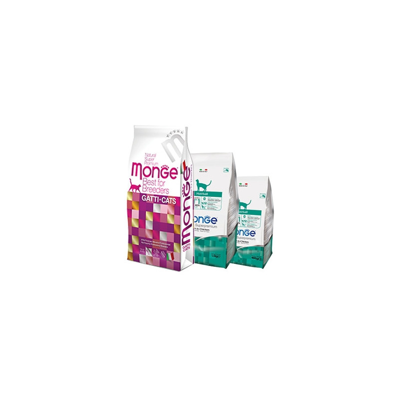 MONGE Natural Superpremium Hairball Ricco de poulet 1,5 kg MONGE Natural Superpremium Hairball Ricco de poulet 1,5 kg