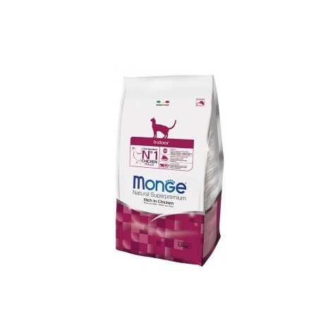 MONGE Natural Superpremium Indoor Ricco di Poulet 400 g.