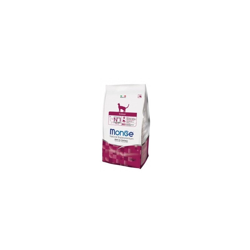 MONGE Natural Superpremium Indoor Ricco di Poulet 1,50 g.