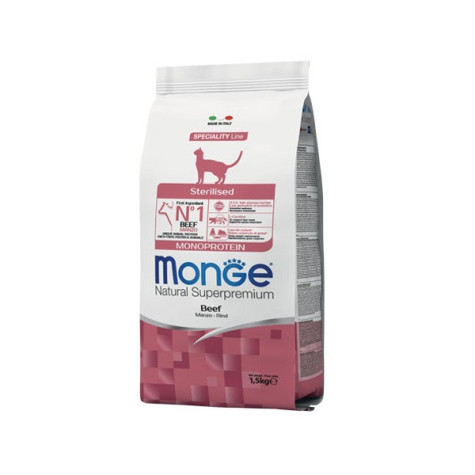 MONGE Natural Superpremium Sterilised Monoprotein con Manzo 1,50 kg. - 