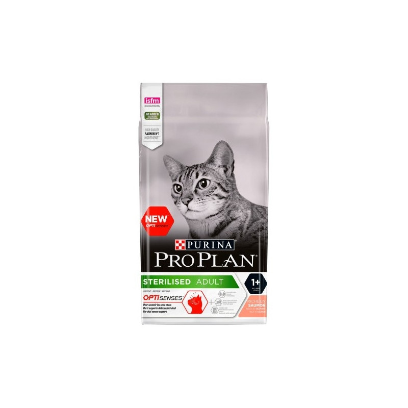 PURINA Pro Plan Sterilised Optisenses Adult avec Saumon 400 g. PURINA Pro Plan Sterilised Optisenses Adult avec Saumon 400 g.