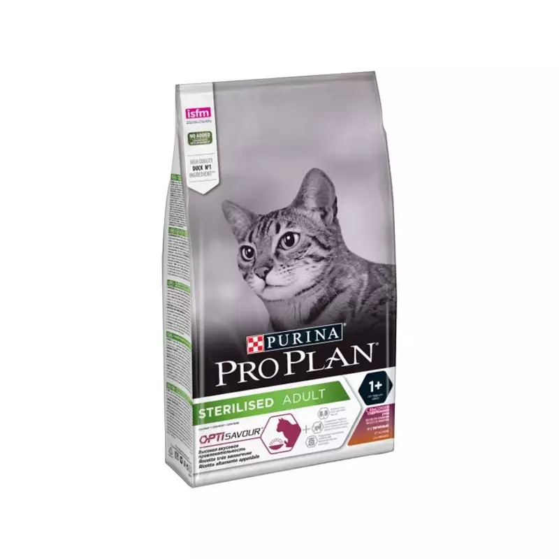 PURINA Pro Plan Sterilised Adult Optisavour mit Ente und Leber 1,50 kg.