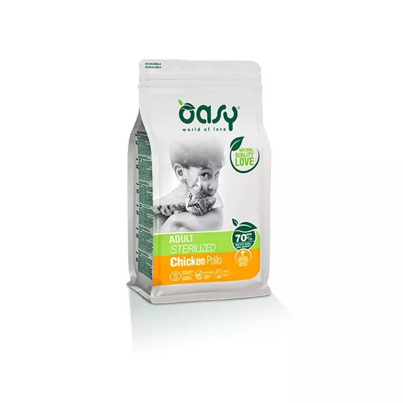 OASY Dry Adult Sterilized with Chicken 7,50 kg.