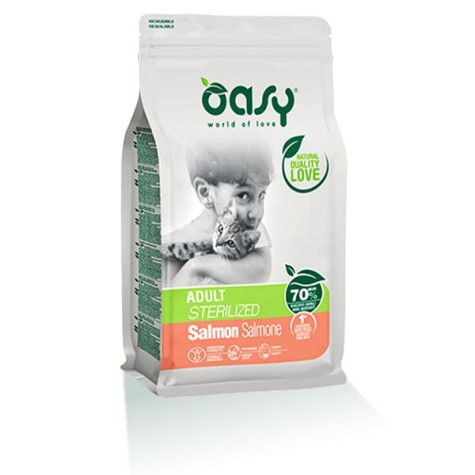 OASY Dry Adult Sterilized avec Saumon 1,5 kg.