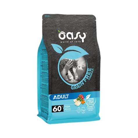 OASY Grain Free Adult con Pesce 7,50 kg. - 