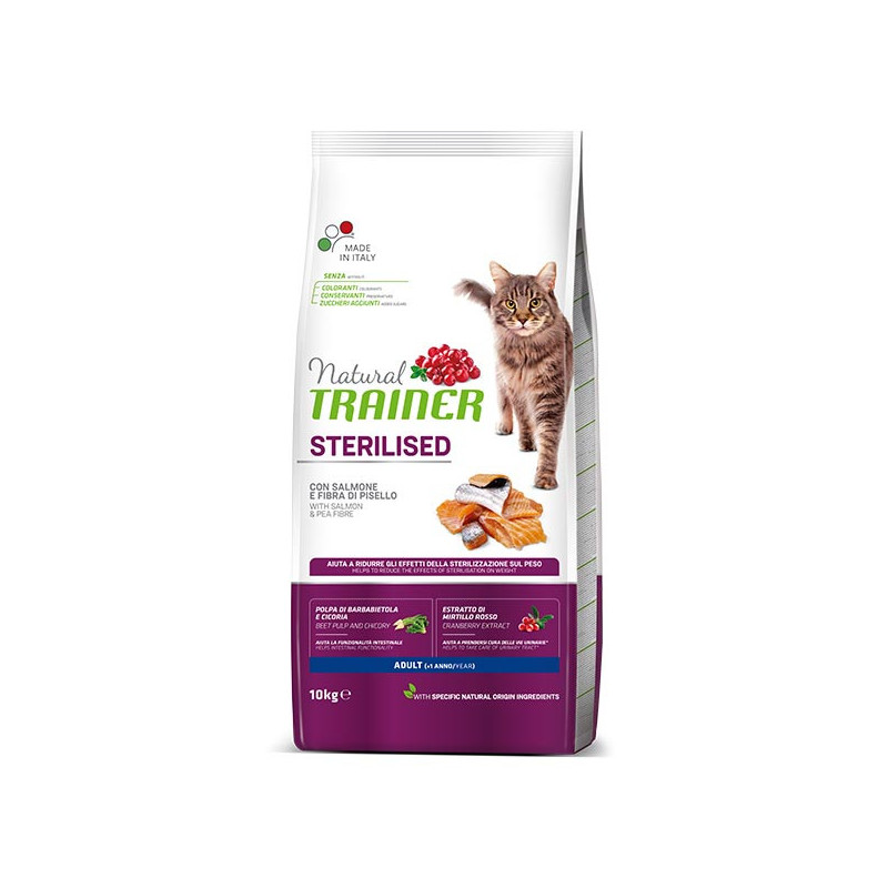 TRAINER Natural Adult Sterilised Saumon 3 kg. TRAINER Natural Adult Sterilised Saumon 3 kg.