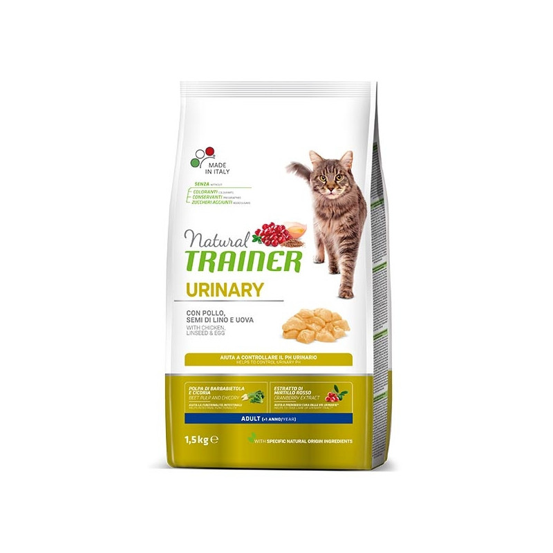 TRAINER Natural Cat Urinary Adult avec Poulet 1,5 kg.